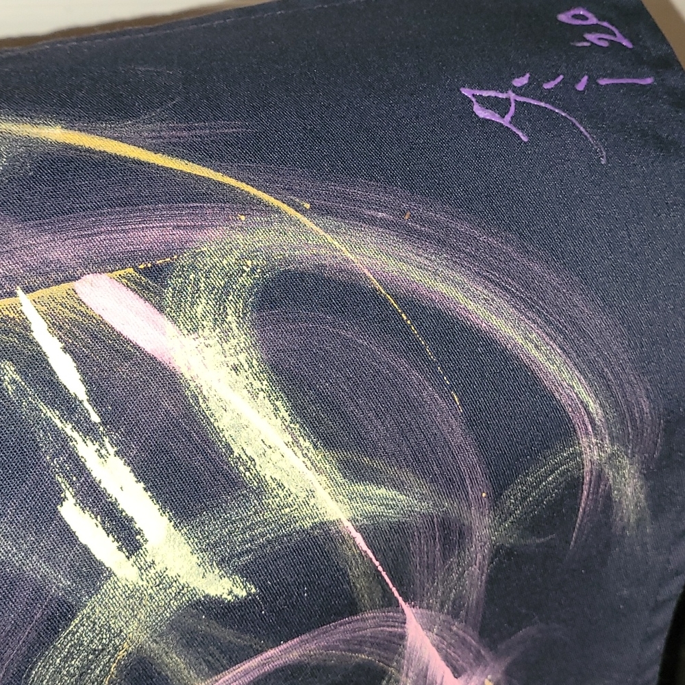 🎉💜HP💜🎉Custom Painted Wearable Art Apron  #2012 - Picture 3 of 6